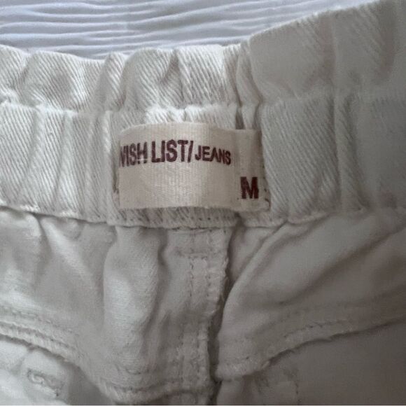 Wishlist High Waist White Denim Shorts size M - Picture 3 of 4